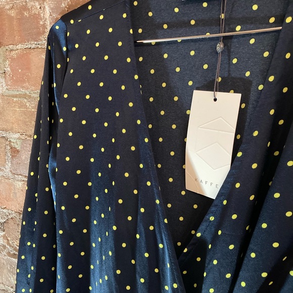 NWT Midi Silk Wrap-Dress - Picture 6 of 6